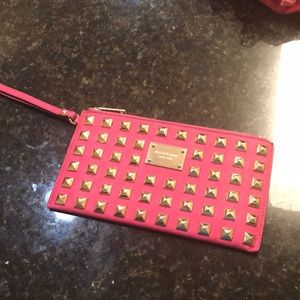 Michael Kors studded wrist clutch